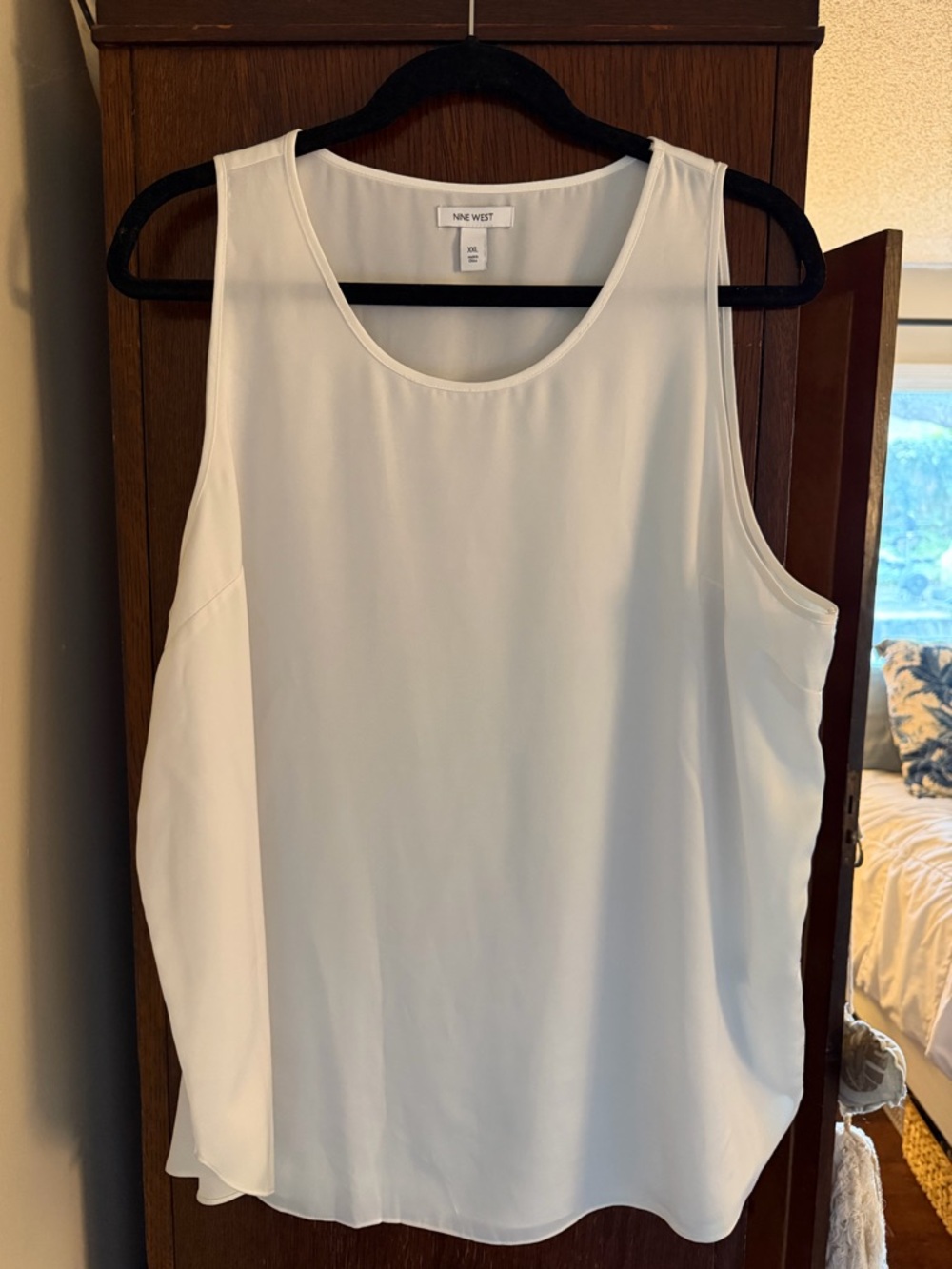Nine West White Tank Top